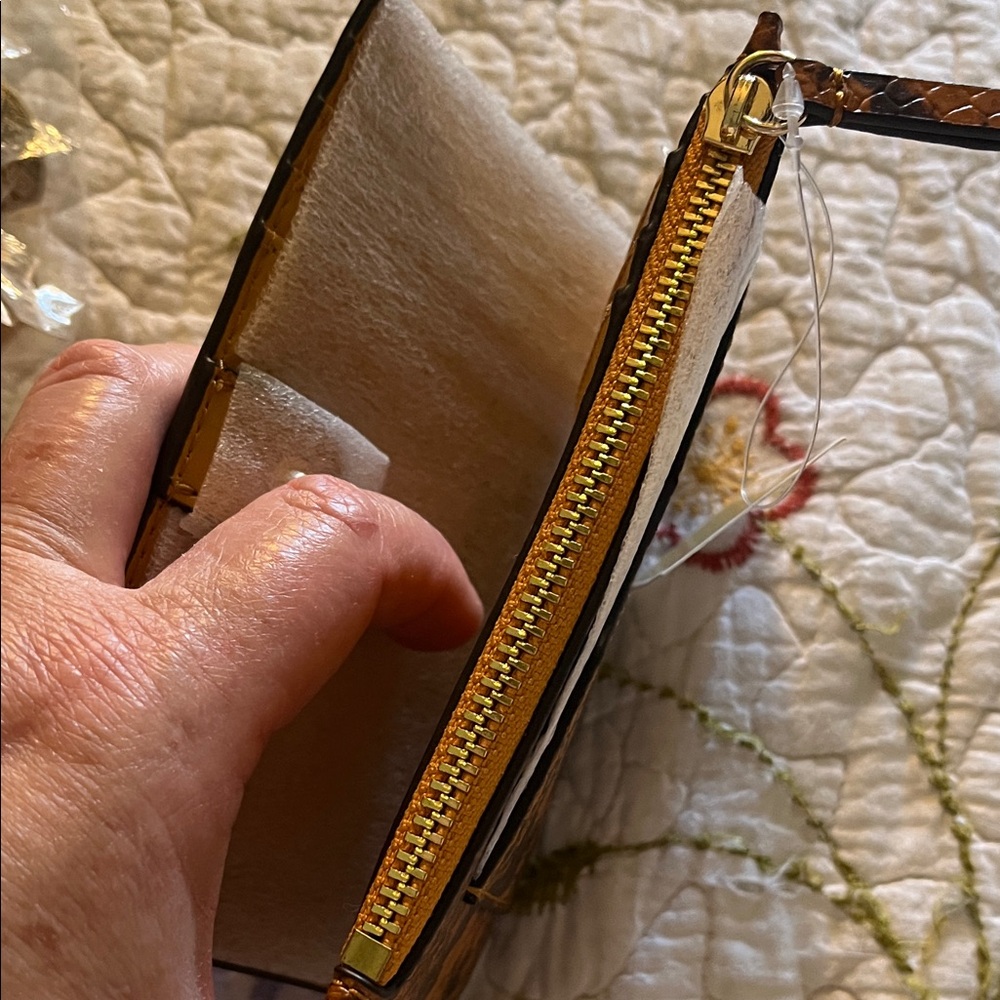 NWT Michael Kors Snakeskin Python Pattern Wallet … - image 5